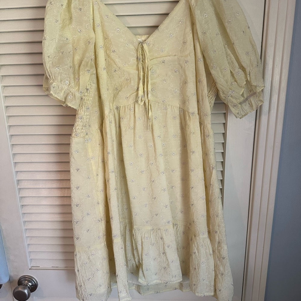 ARULA Light Yellow Dress